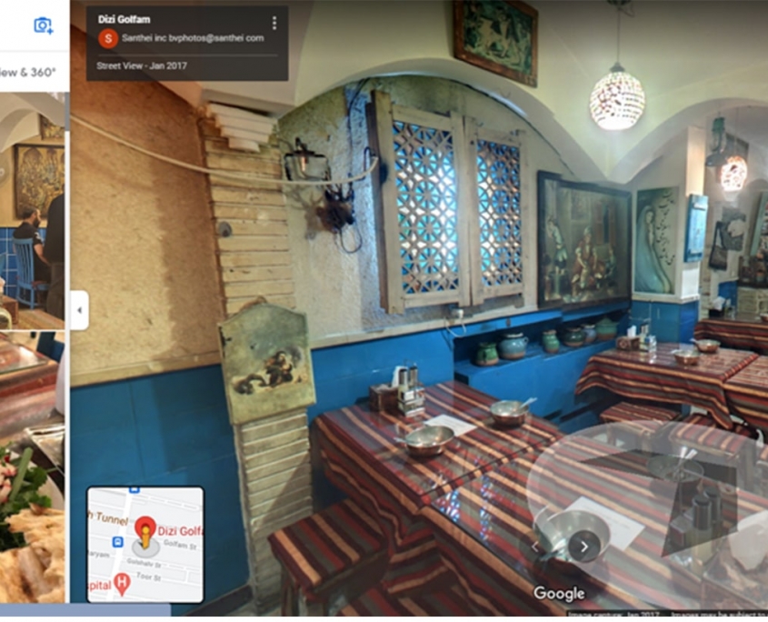 تور مجازی گوگل رستوران دیزی گلفام